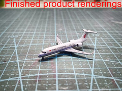 3D Printing 1/700 Chinese C909 Passenger Aircraft Unpainted/1Pc