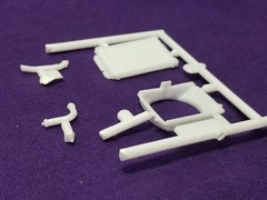 1969 Camaro RADIATOR , SHROUD & HOSES from Revell 1:25 Model Kit 69