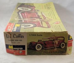 Vintage 1960s Monogram Li’l Coffin Custom Show Rod Model Car NY World’s Fair