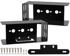 Linkitom Rectangular Trailer Tail Light Mounting Plate Bracket Left Right Guard