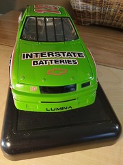 VTG Dale Jarrett #18 1:24 Interstate Batteries Chevrolet Lumina NASCAR W/Stand