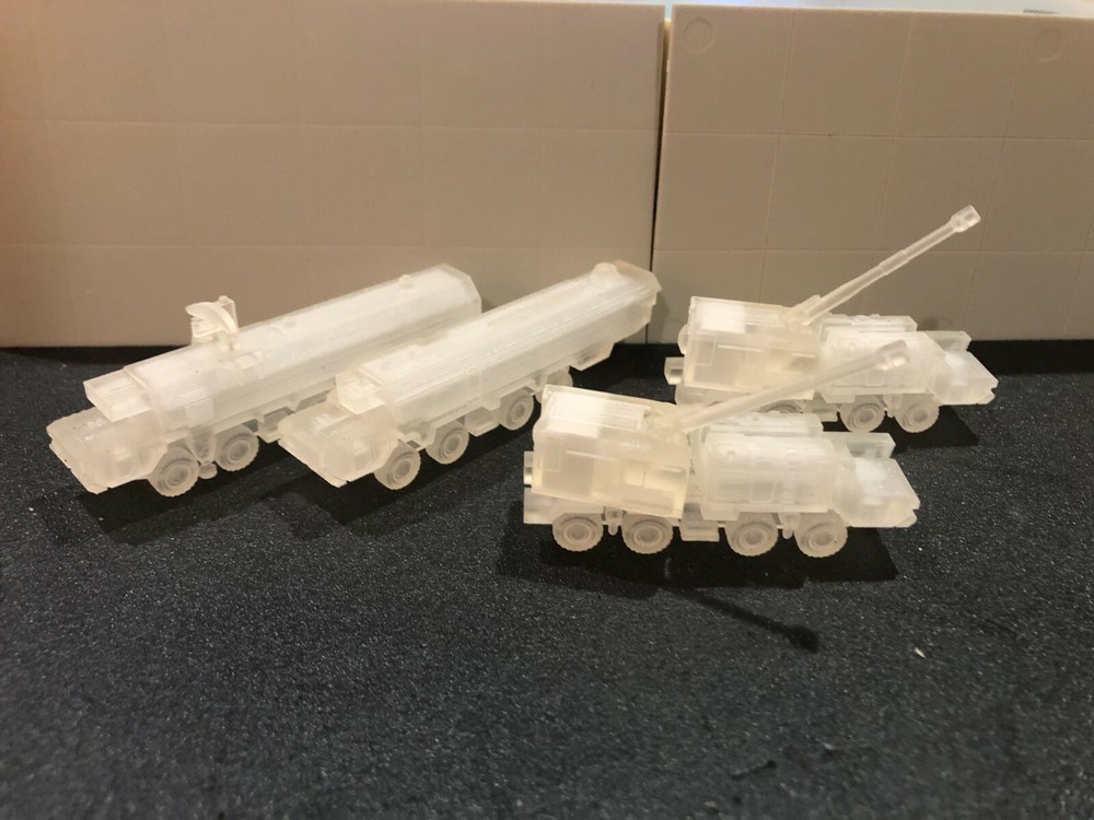 1:200 Russian A-222 “Bereg” Coastal Defense Mobile 130mm Gun Battery