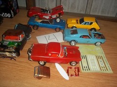 Model Car Junkyard/Parts Lot Salvage Built Plastic Models #14
