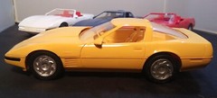 1/25 Lot of 4 AMT Vintage Corvette promos 1990-92 America’s Cup ZR-1 red yellow