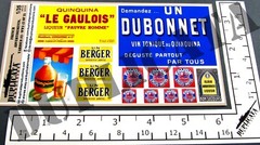 Diorama – 1/35 French Advertisement Posters, Various Sizes #3 – WW2 (2 sheets)