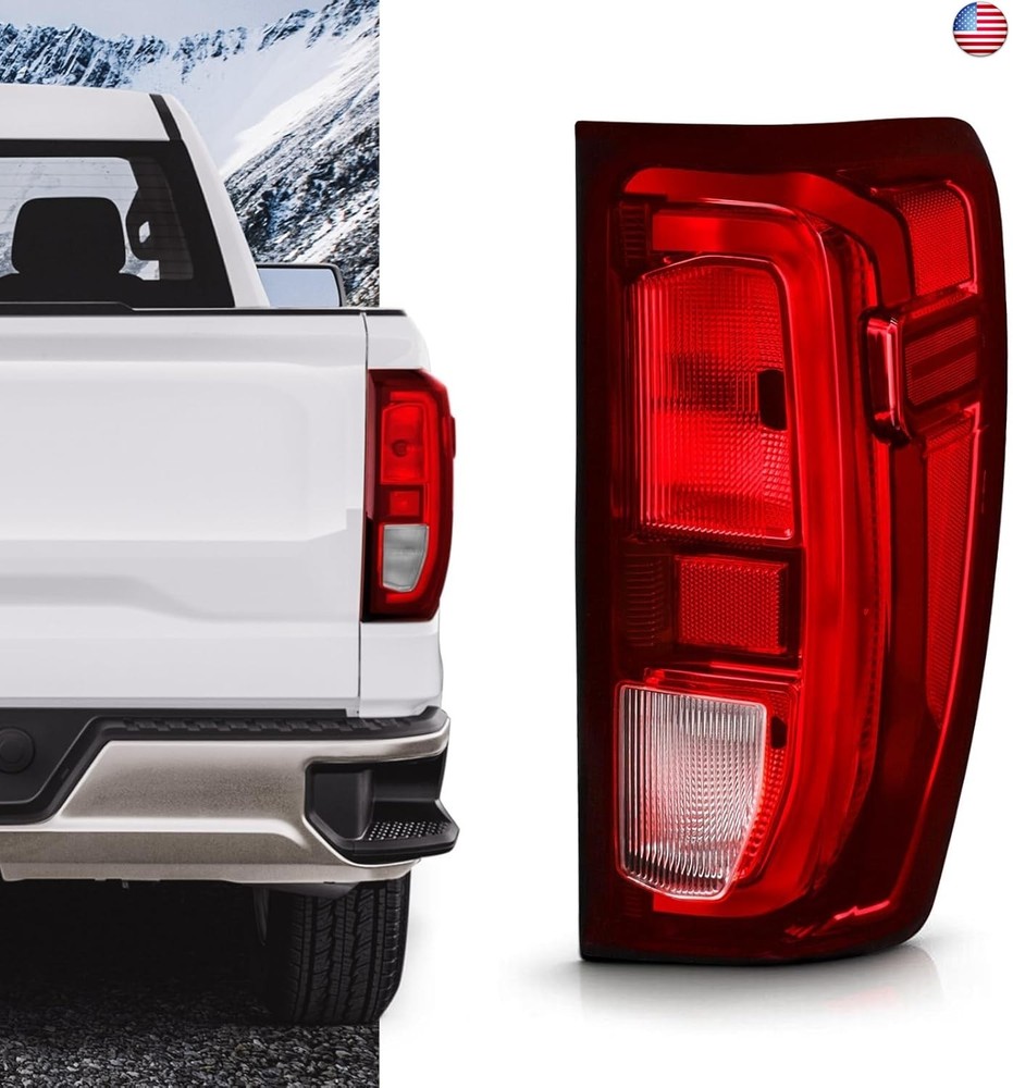 FIONE Tail Light Assembly Compatible with GMC Sierra 1500/2500 2019-2024