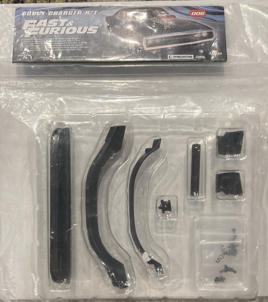 DeAgostini Fast & Furious 1/8 Scale Dodge Charger R/T Kit 006 No Poster