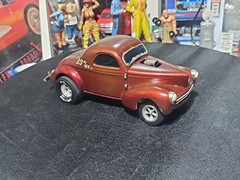 VINTAGE SURVIVOR MPC.REVELL.AMT. JO-HAN BUILT MODEL 🚗 41 WILLYS GASSER *RARE*
