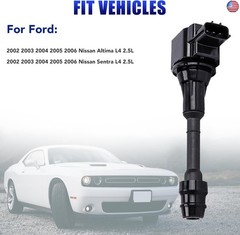 Set of 4 Ignition Coil Pack and Spark Plugs Fits for 2.5 L4 Nissan Altima