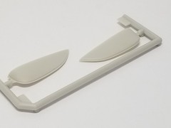 1958 Edsel Pacer FENDER SKIRTS from AMT 1:25 Model Kit 58