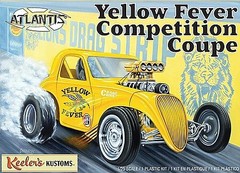 Atlantis Keeler’s Kustoms Yellow Fever Competition Coupe – Plastic Model Car