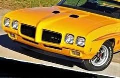 GTO Pontiac Race Car Hot Rod Dragster Racing Racer Muscle Built Model Promo