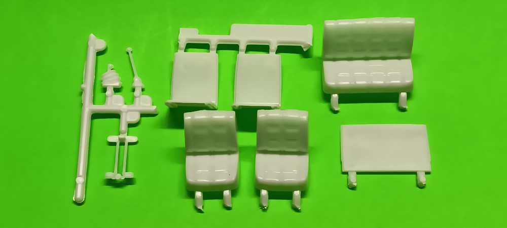 1977 Jeep Cj-7 1/24 Bucket Seats Rear Bench 4×4 Shifter Revell Dasiy Duke