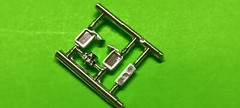 USA 1 1990 Chevy Silverado Pickup Truck 1/25 Chrome Mirrors Rear Step Bumper