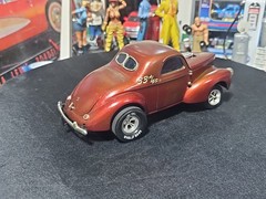 VINTAGE SURVIVOR MPC.REVELL.AMT. JO-HAN BUILT MODEL 🚗 41 WILLYS GASSER *RARE*