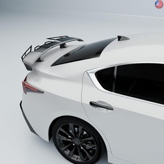 Carbon Fiber Look Spoiler Compatible with Lexus Sedan Saloon Accessories GT