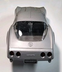 MPC 1978 Chevy Corvette Two Tone Silver & Gray 1/25 Plastic Dealer Promo Model