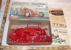 MONOGRAM MIDGET RACER RACE CAR PLASTIC MODEL KIT 1954 PC110