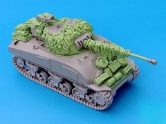 1/35 Scale Die-Cast Resin Model Assembled Kit British Sherman Firefly Hessian…