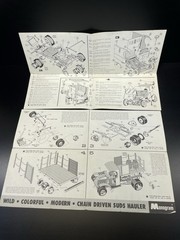 Vintage Monogram Model Kit Instructions Tijuana Taxi Paddy Wagon Red Baron More