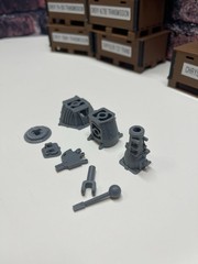 3D Printed CHEVY BLOWN BIG BLOCK with MUNCIE Trans 1/24th – 1/10th MADE IN USA
