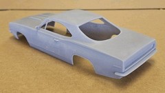 ABS-LIKE RESIN 3D PRINTED 1/25 1967 PLYMOUITH BARRACUDA COUPE BODY