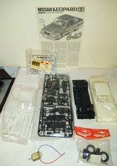 1980’S TAMIYA NISSAN 280X-SE-1L SPORT COUPE LEOPARD MOTORIZED MODEL KIT MIB