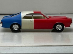 Jo-Han 1969 AMC Javelin SST Promo Car with Original Box, Red to Blue