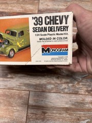 Monogram 1/24 ’39 1939 Chevy Sedan Delivery Model Kit # 2240 New Open Box Kit