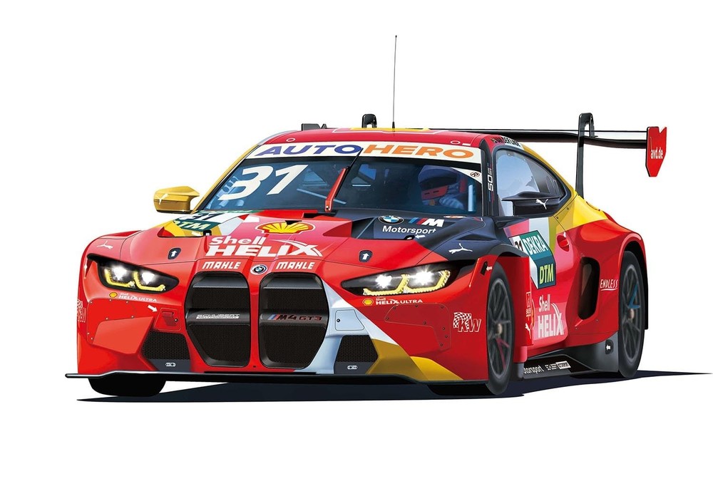NuNu 1/24 BMW M4 GT3 2022 DTM Champion Racing Series Model Kit PN24045 Platz