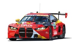 NuNu 1/24 BMW M4 GT3 2022 DTM Champion Racing Series Model Kit PN24045 Platz