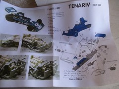 🏁Tenariv Mounting Kit 1/43 – F1 TYRRELL 007 FRANCE 1975 MORE LISTED 🏁RESIN