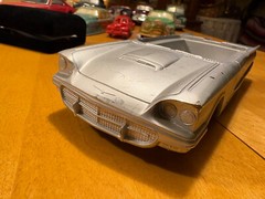 1960 Ford Thunderbird Conv Cast Metal Dealer Promo Cigarette Holder Model Car