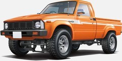 Aoshima 1/24 RN30 Hilux Custom 1978 Toyota Tuned Pick Up Plastic Model Kit