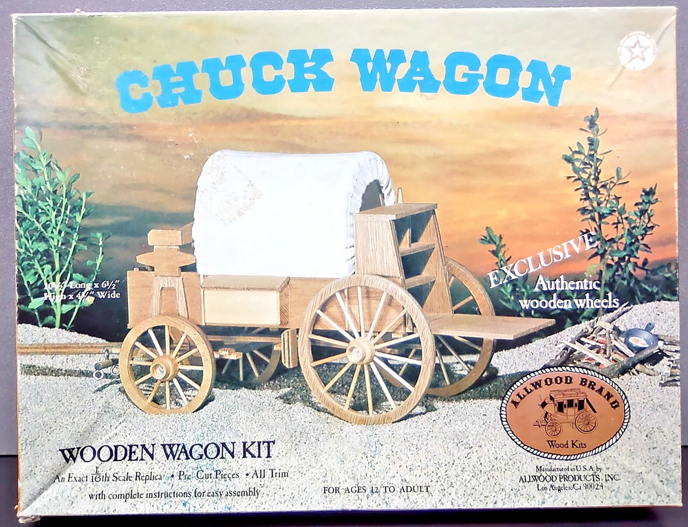 ALLWOOD CHUCK WAGON UNBUILT WOOD MODEL KIT