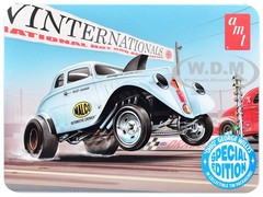 SKILL 2 MODEL KIT 1933 WILLYS GASSER OHIO GEORGE W/TIN 1/25 SCALE BY AMT AMT1513