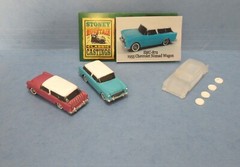 New! SMC-872 1955 Chevrolet Nomad Wagon 2 Door HO-1/87th Scale Clear Resin Kit