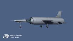 Leduc 0.22 model kit 1/72 scale 3D printed Complete kit