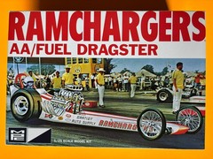 RAMCHARGERS AA/FUEL DRAGSTER MODEL KIT MPC 1/25 SCALE NEW IN OPEN BOX LOOK!!