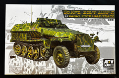 AFV Club 1/35 Sd.Kfz.251/9 Ausf.C Stummel Early Half-Track AF35251 Metal Barrel