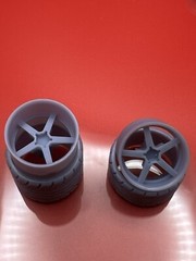 1/24 Resin Super Wide 3D Printed Wheel Set