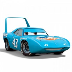 Zvezda 2013 Disney Pixar Cars | THE KING Strip Weathers | 1:43 Model Kit | NO GL