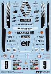 Tamiya’s Decals for 1/24 RENAULT 5 TURBO RALLY.Item24027 from Japan