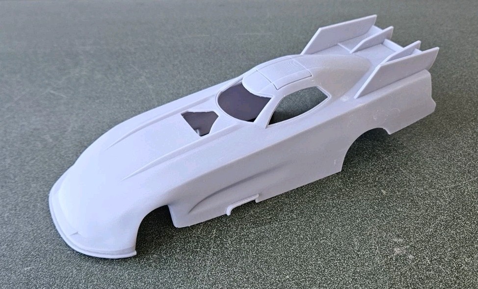 ABS-LIKE RESIN 3D PRINTED 1/25 2023 CHEVY CAMARO NITRO FUNNY CAR BODY