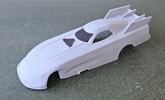 ABS-LIKE RESIN 3D PRINTED 1/25 2023 CHEVY CAMARO NITRO FUNNY CAR BODY