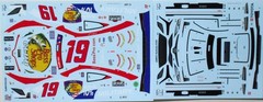NASCAR DECAL #19 BASS PRO SHOPS PATRIOTIC 2023 TOYOTA CAMRY MARTIN TRUEX Jr 1/24
