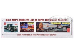 SKILL 3 MODEL KIT KENWORTH AERODYNE CABOVER TRUCK 1/25 SCALE BY AMT AMT1463
