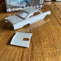 AMT 1963 Ford Galaxie Model Car INCOMPLETE For PARTS