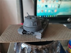 Hand Painted 1/72 Scale German Army VK7201 Tank Grey 3D Resin Printing Model NEW