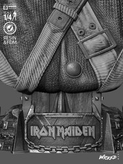 Iron Maiden Bust Rock Icon model kit unassembled unpainted see Description